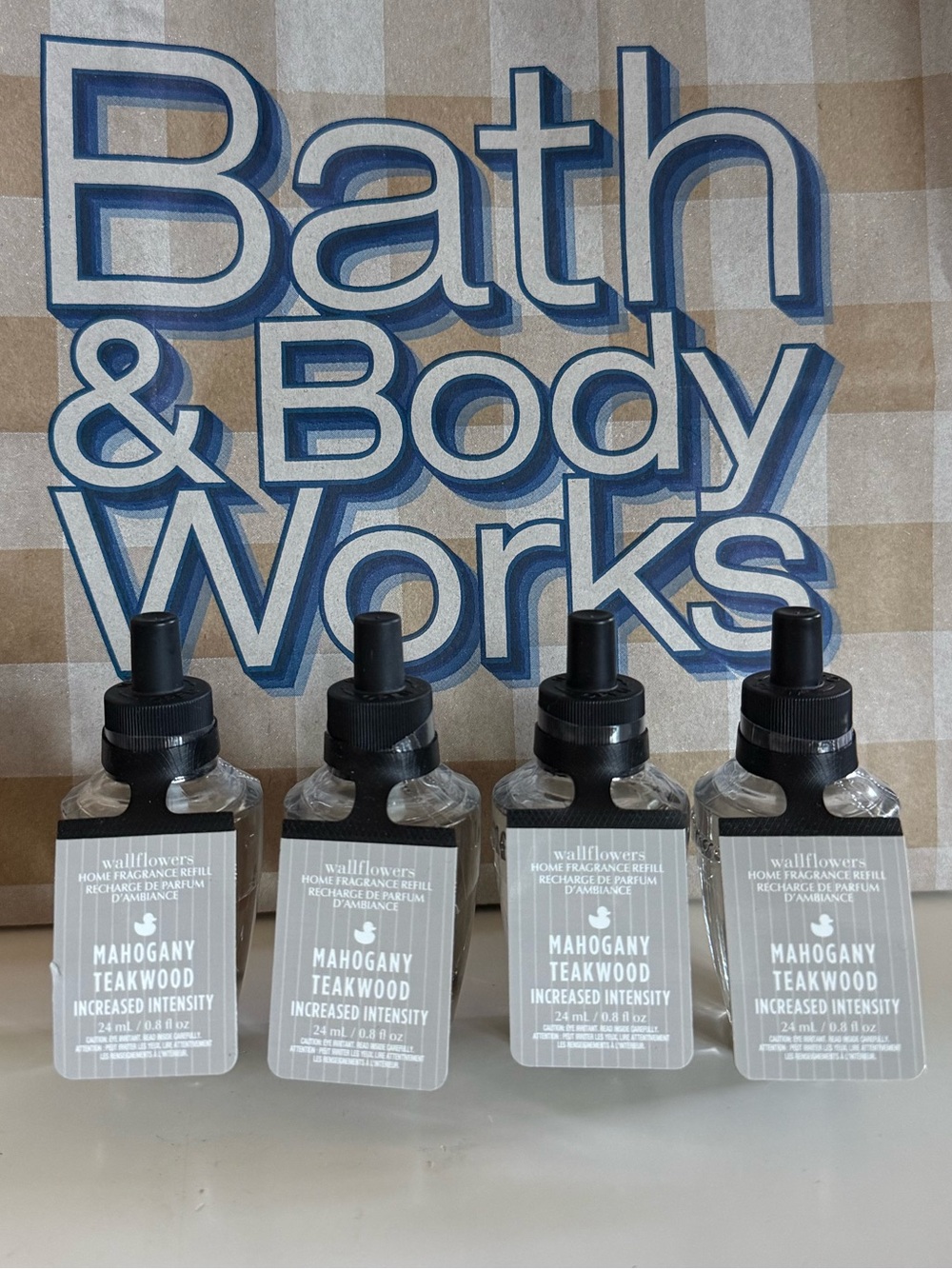 Bath and Body Works Wallflowers Mahogany Teakwood Increased Intensity